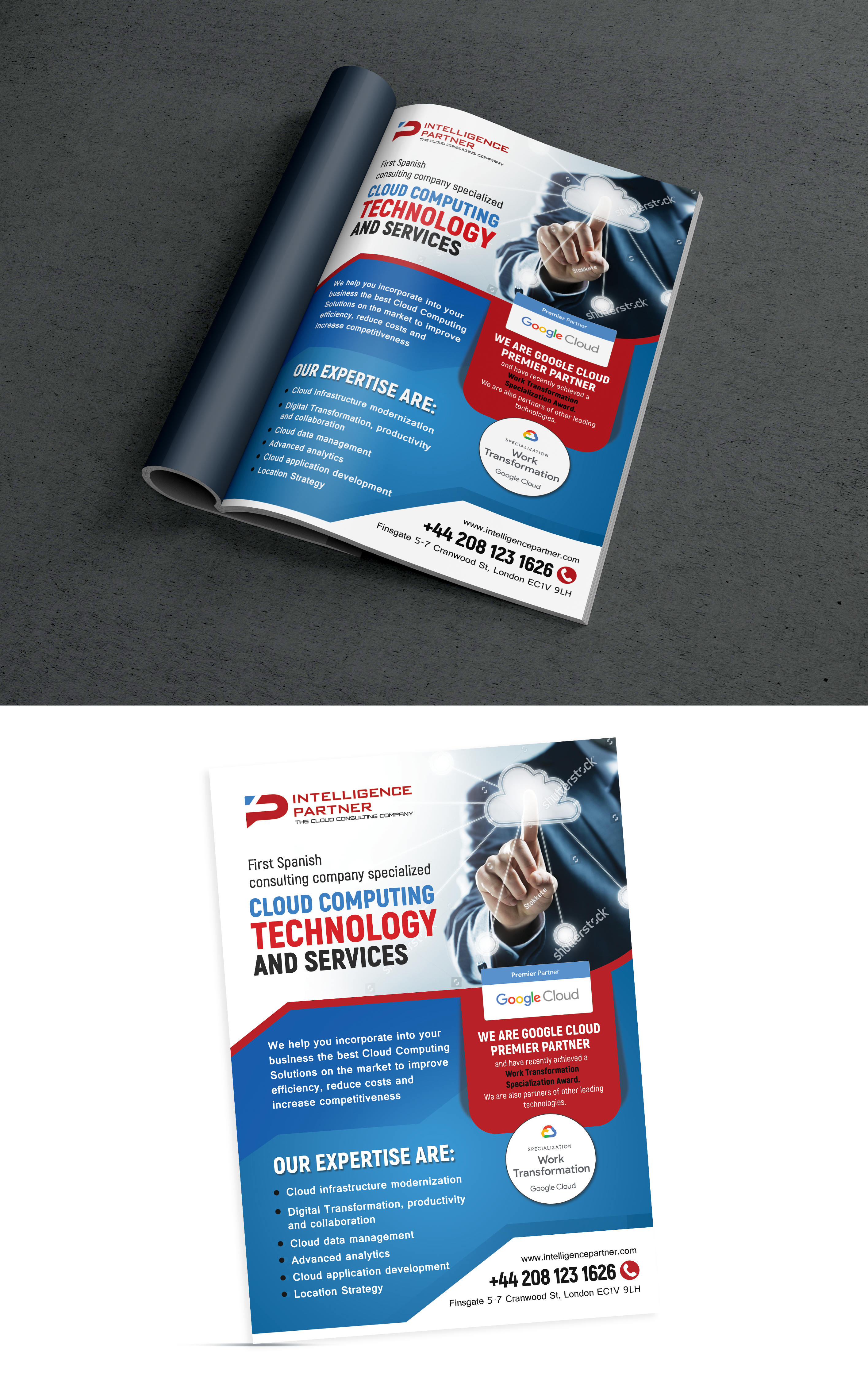 Design Publicitaire par D vine pour Intelligence Partner, SL - ESB85645273 | Design #23752016