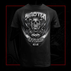Sinister Offroad T-Shirt, 4x4 Offroading 4wd  | T-shirt Design by EzaiLX