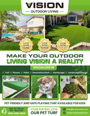 Vision Turf and Pavers Flyer/Brochure | Flyer-Design von TSU Creations
