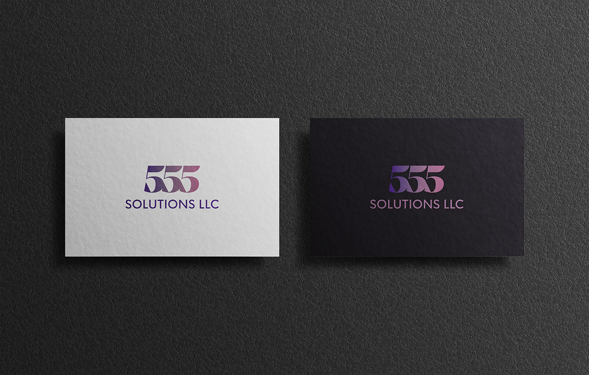 Logo Design by orphee for 555 Solutions LLC | Design #23717680