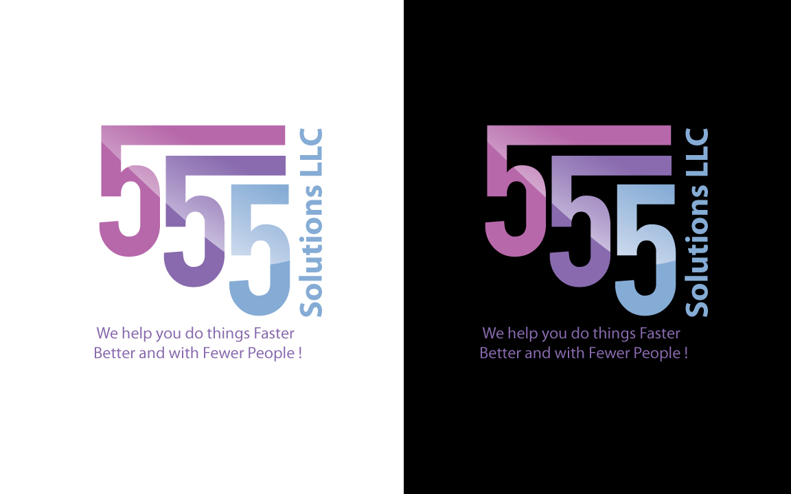 Logo Design by GODDREAMCREATION for 555 Solutions LLC | Design #23717457