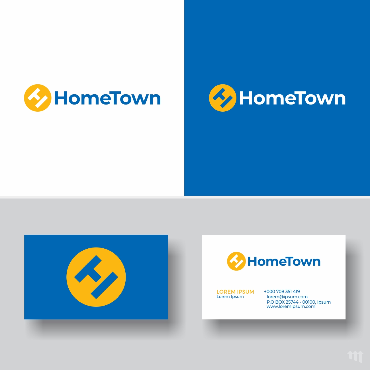 Logo Design by MBARO for HomeTown Realty | Design #23802937