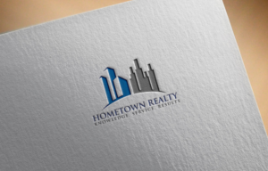 HomeTown Realty is company.  - Capital H and Capital T in HomeTown.  Tag line is Knowledge+Service+Results (though I see dots not plus signs between tag line works). Of course open to other creative options with that. | Diseño de Logo por akterkhadijars
