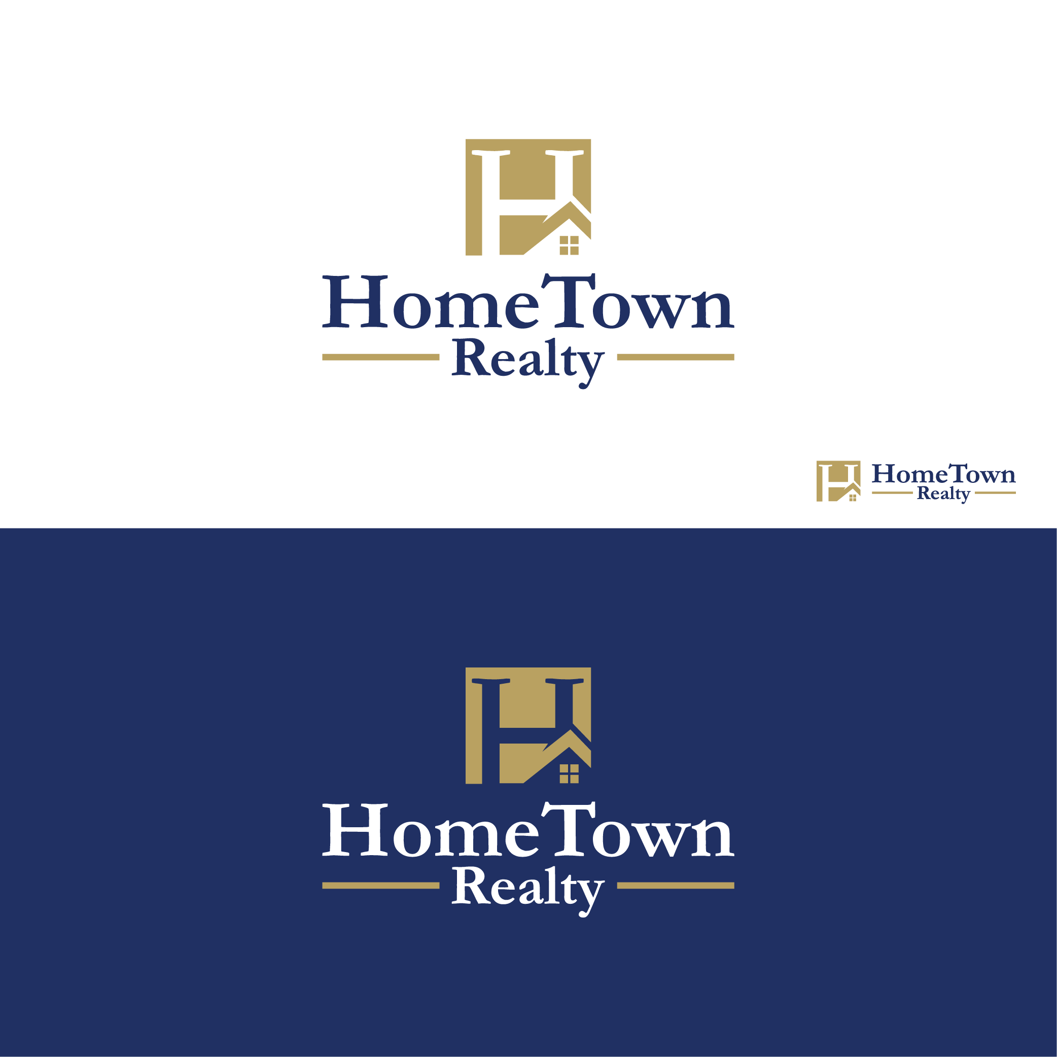 Logo Design by Ayub Zafar for HomeTown Realty | Design #23785312