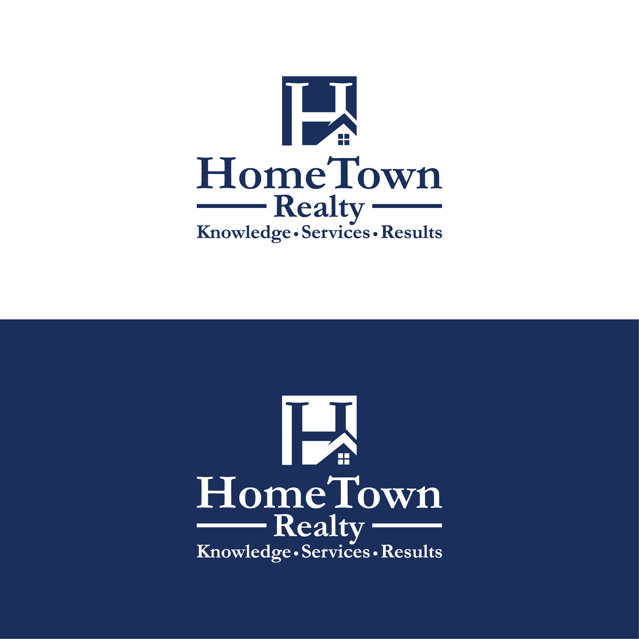 Logo Design by AlphabetZero.co.uk for HomeTown Realty | Design #23810593