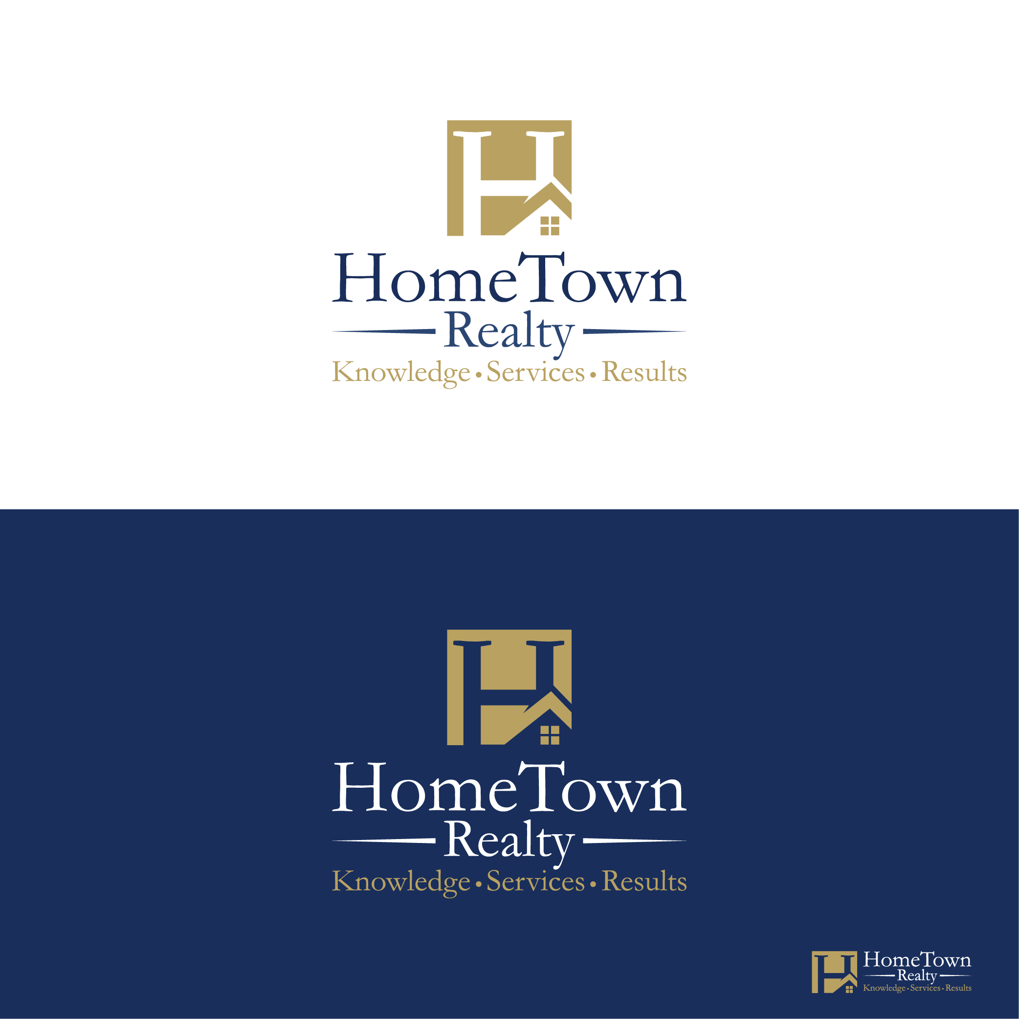 Logo Design by Ayub Zafar for HomeTown Realty | Design #23810608