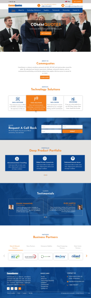 Landing Page Design by pb for this project | Design: #23739021