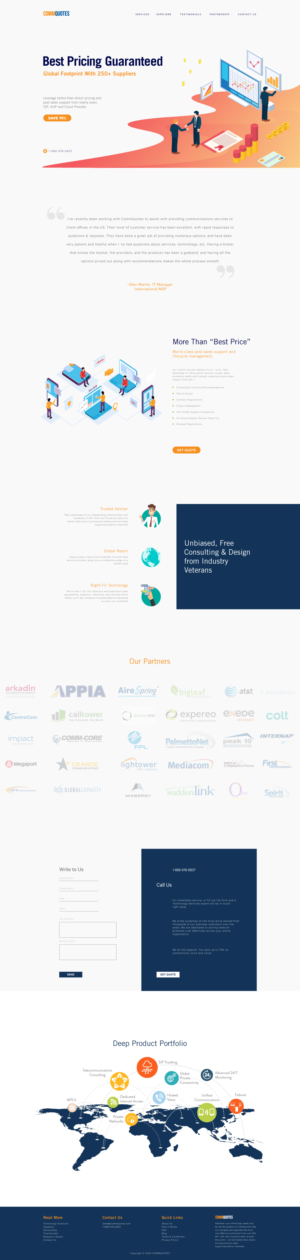 Landing Page Design by Gabriel Mark for this project | Design: #23765906