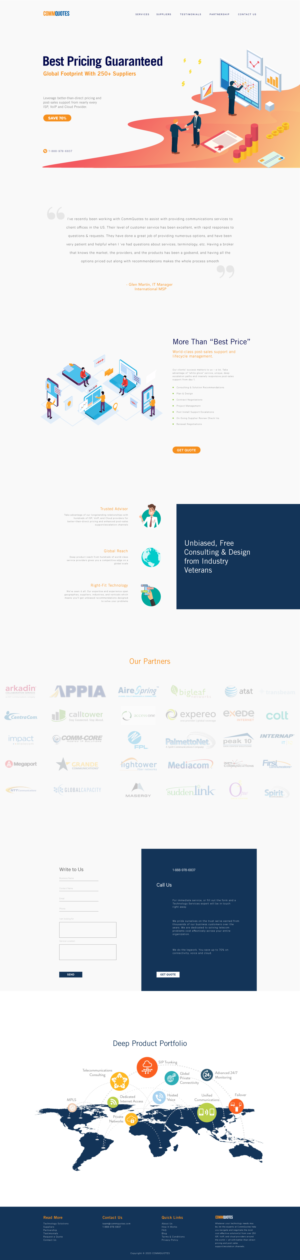 Landing Page Design by Gabriel Mark for this project | Design: #23766113