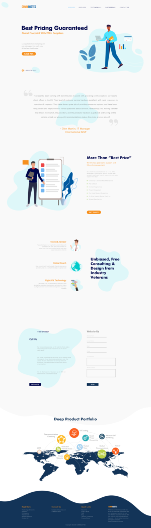 Landing Page Design by Gabriel Mark for this project | Design: #23781441