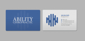 Business Card Design by INDIAN_Ashok for Ability Chiropractic | Design: #23727680