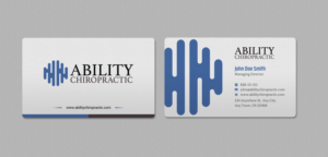 Business Card Design by INDIAN_Ashok for Ability Chiropractic | Design: #23727683