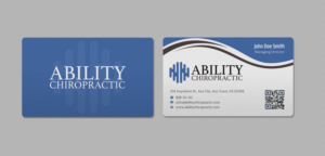 Business Card Design by INDIAN_Ashok for Ability Chiropractic | Design: #23727684