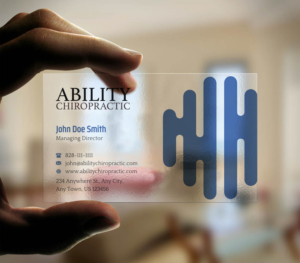 Business Card Design by INDIAN_Ashok for Ability Chiropractic | Design: #23727700