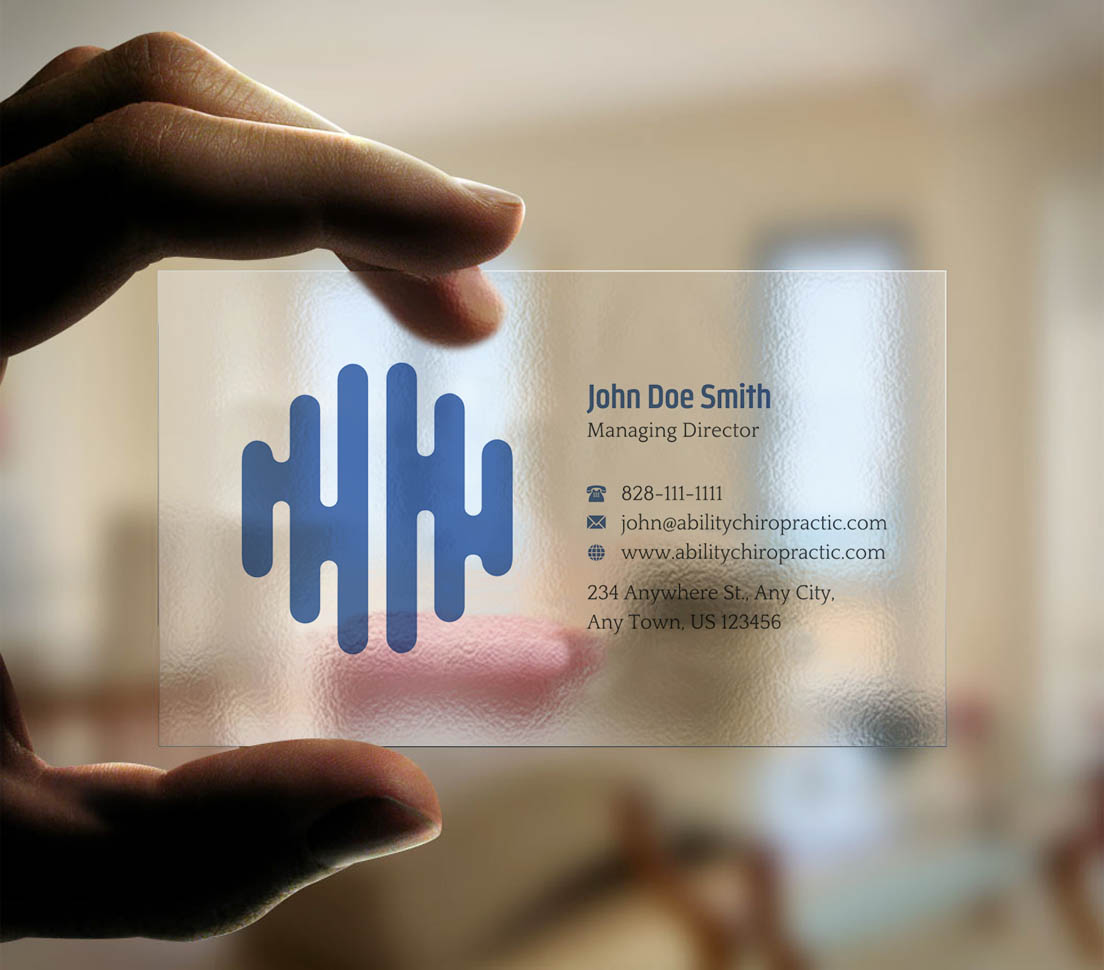 Business Card Design by INDIAN_Ashok for Ability Chiropractic | Design #23727708