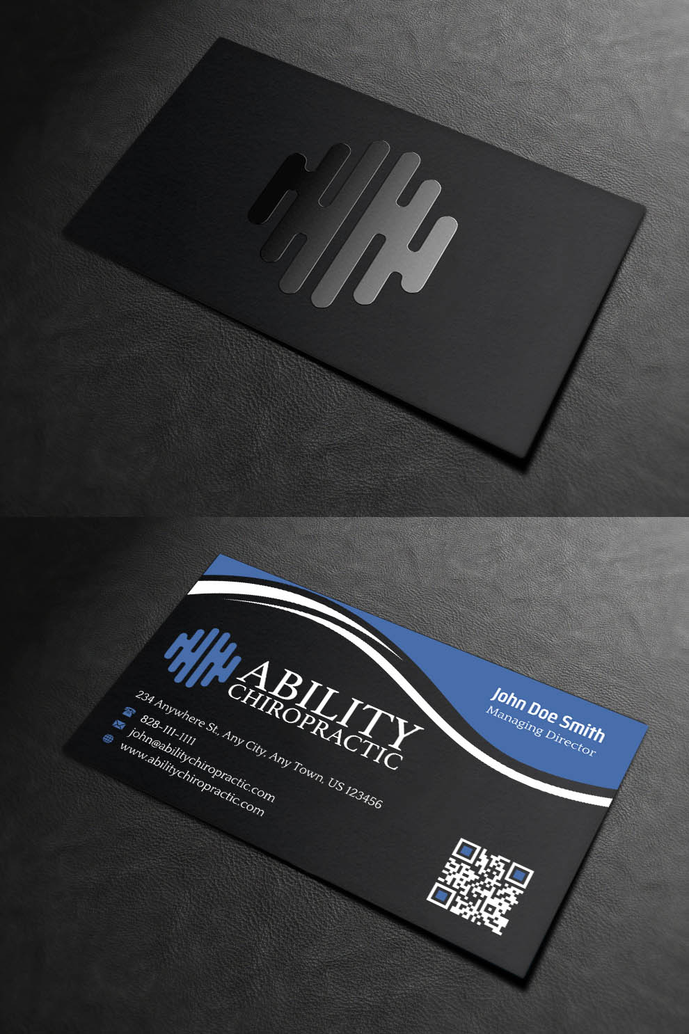 Business Card Design by INDIAN_Ashok for Ability Chiropractic | Design #23727709