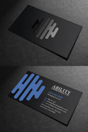 Business Card Design by INDIAN_Ashok for Ability Chiropractic | Design: #23727710