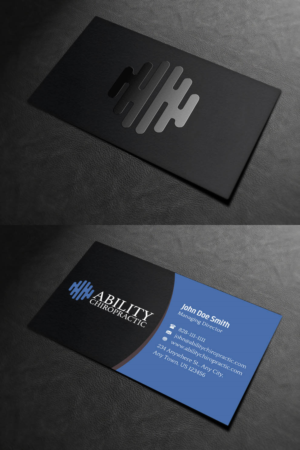 Business Card Design by INDIAN_Ashok for Ability Chiropractic | Design: #23727711