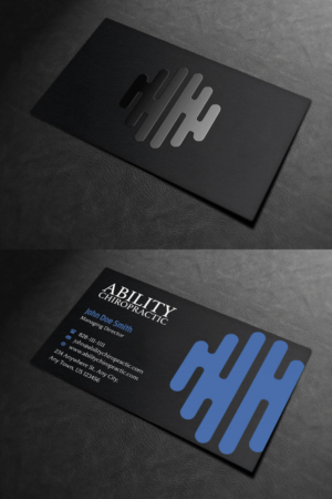 Business Card Design by INDIAN_Ashok for Ability Chiropractic | Design: #23727712