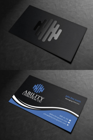 Business Card Design by INDIAN_Ashok for Ability Chiropractic | Design: #23727714