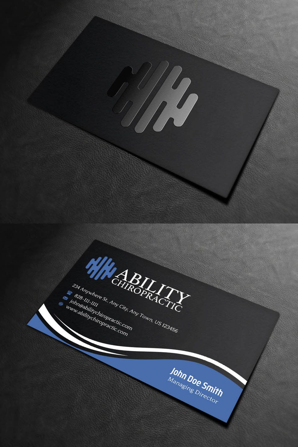 Visitenkarten-Design von INDIAN_Ashok für Ability Chiropractic | Design #23727715