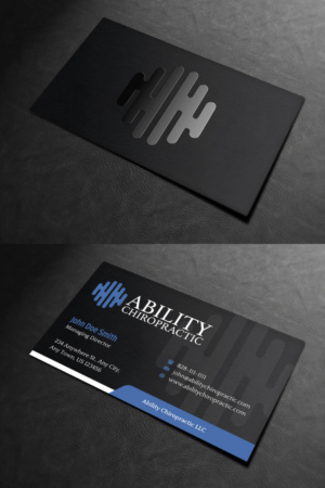Business Card Design by INDIAN_Ashok for Ability Chiropractic | Design: #23727716
