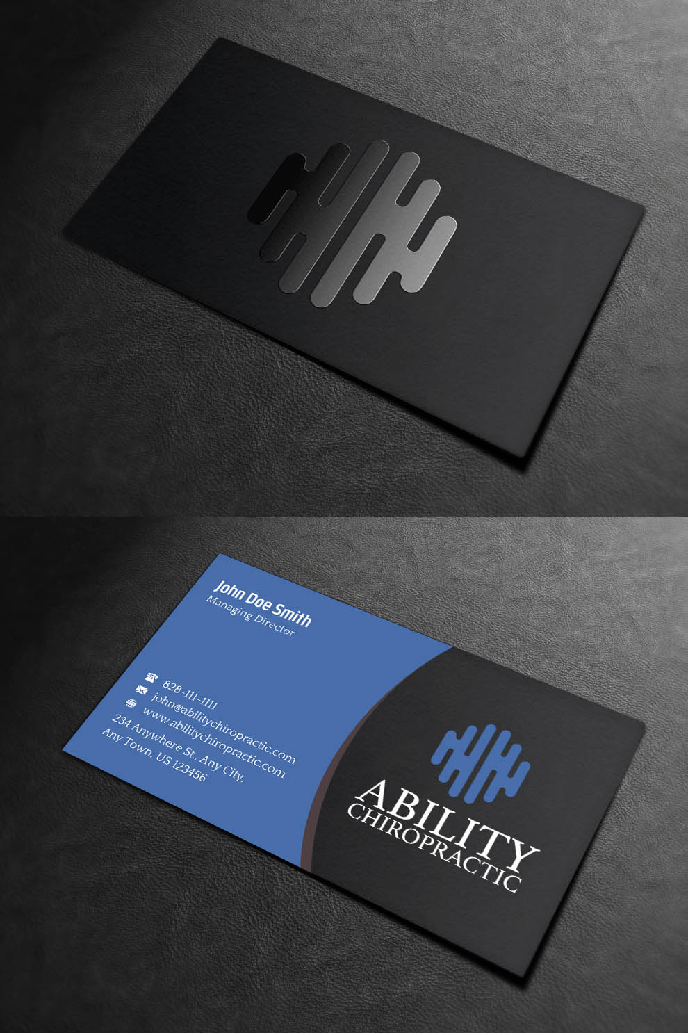 Business Card Design by INDIAN_Ashok for Ability Chiropractic | Design #23727717