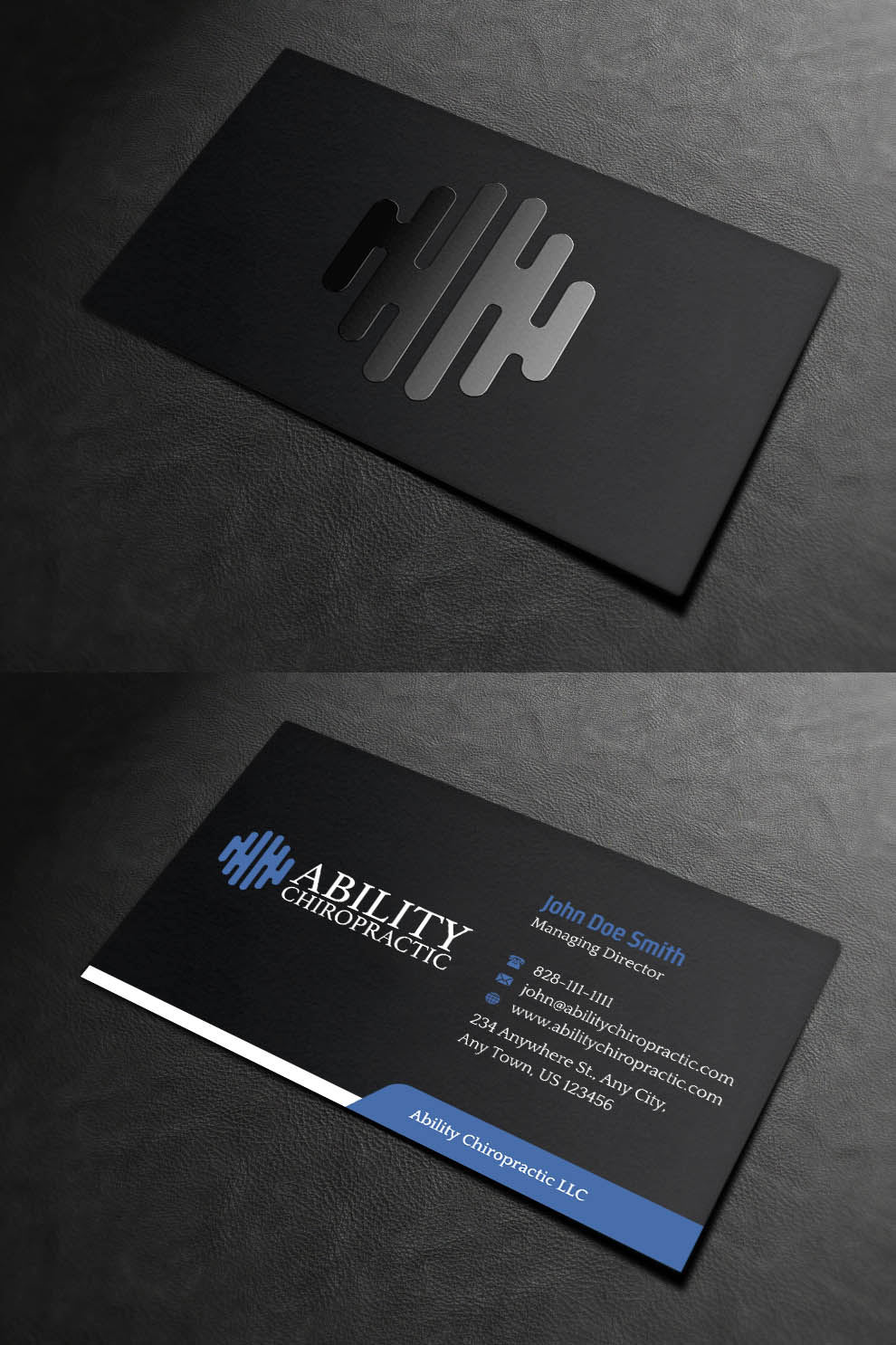 Business Card Design by INDIAN_Ashok for Ability Chiropractic | Design #23727718