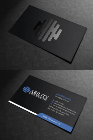 Business Card Design by INDIAN_Ashok for Ability Chiropractic | Design: #23727718