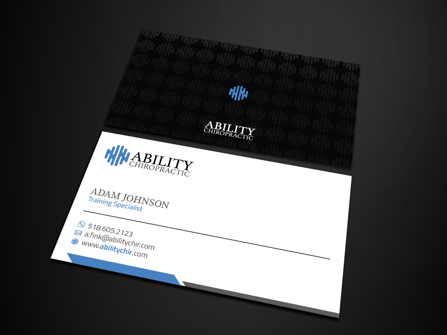 Business Card Design by Verified artistry (Design garden) for Ability Chiropractic | Design #23749772