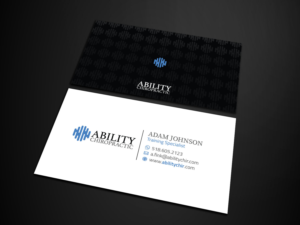 Business Card Design by Verified artistry (Design garden) for Ability Chiropractic | Design: #23749776
