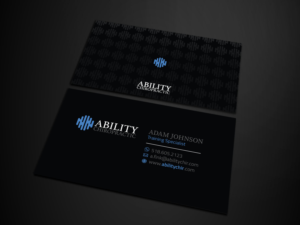 Business Card Design by Verified artistry (Design garden) for Ability Chiropractic | Design: #23749779