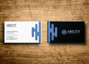 Business Card Design by Verified artistry (Design garden) for Ability Chiropractic | Design: #23749781
