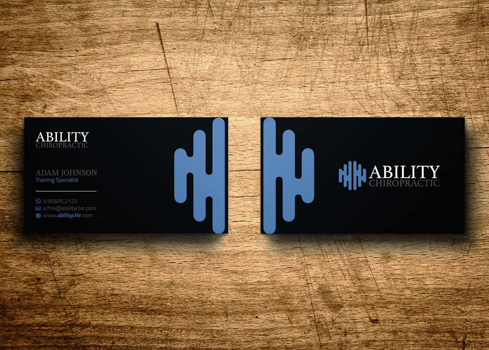 Business Card Design by Verified artistry for Ability Chiropractic | Design #23749782