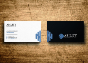 Business Card Design by Verified artistry (Design garden) for Ability Chiropractic | Design: #23749783