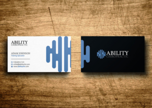 Business Card Design by Verified artistry (Design garden) for Ability Chiropractic | Design: #23749784
