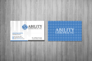 Business Card Design by Creations Box 2015 for Ability Chiropractic | Design: #23727295