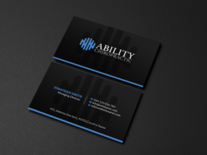 Business Card Design by Creations Box 2015 for Ability Chiropractic | Design: #23727852