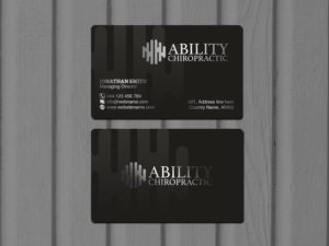 Business Card Design by Creations Box 2015 for Ability Chiropractic | Design: #23735751