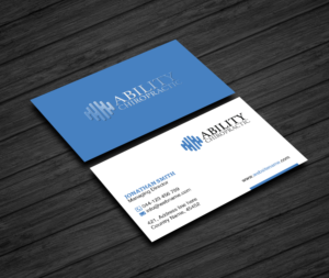 Business Card Design by Creations Box 2015 for Ability Chiropractic | Design: #23735755