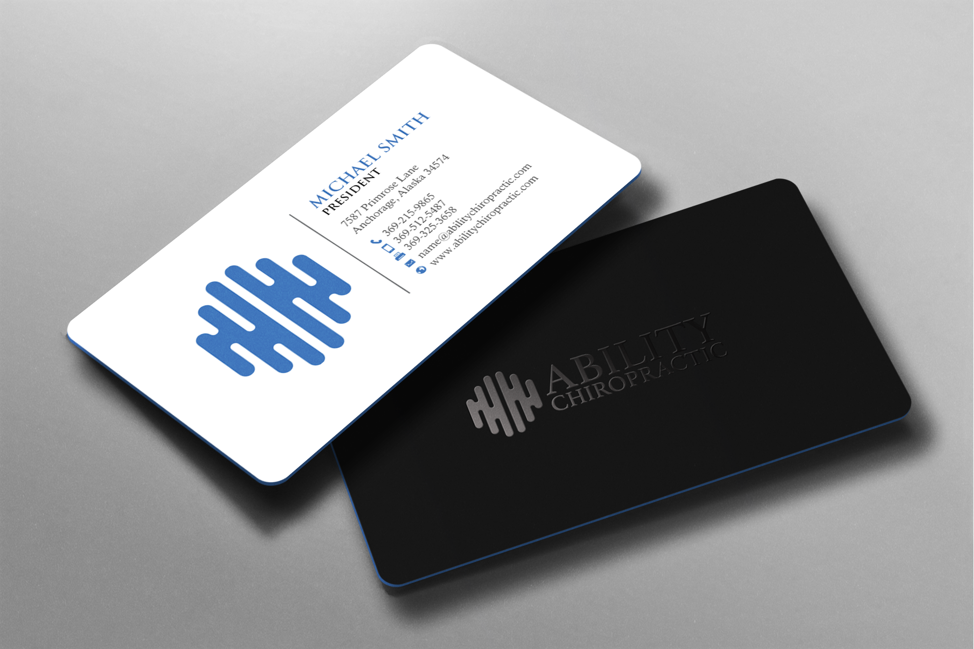 Business Card Design by chandrayaan.creative for Ability Chiropractic | Design #23728960