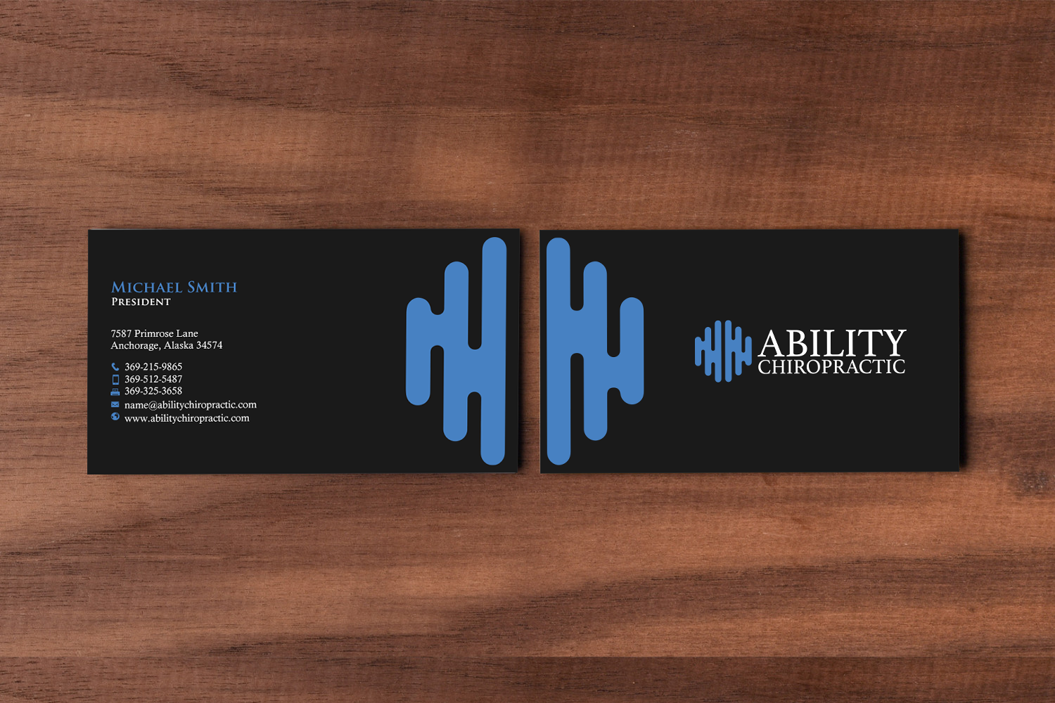 Business Card Design by chandrayaan.creative for Ability Chiropractic | Design #23728966