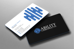 Business Card Design by chandrayaan.creative for Ability Chiropractic | Design: #23728967