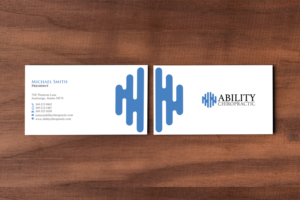 Business Card Design by chandrayaan.creative for Ability Chiropractic | Design: #23728968