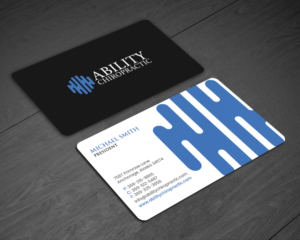 Business Card Design by chandrayaan.creative for Ability Chiropractic | Design: #23728970