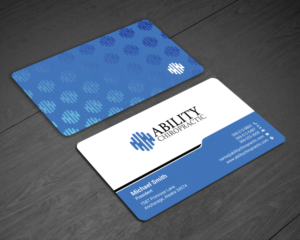 Business Card Design by chandrayaan.creative for Ability Chiropractic | Design: #23728972