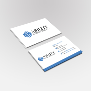 Diseño de Tarjeta de Presentación por Creative Jiniya para Ability Chiropractic | Diseño #23720787