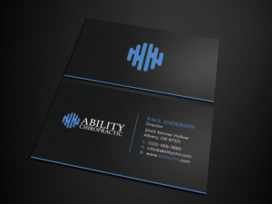 Business Card Design by Tripti Ranjan Gain for Ability Chiropractic | Design: #23724422