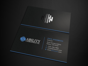 Business Card Design by Tripti Ranjan Gain for Ability Chiropractic | Design: #23724423
