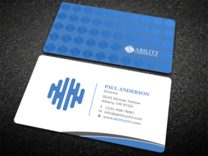 Business Card Design by Tripti Ranjan Gain for Ability Chiropractic | Design: #23724628